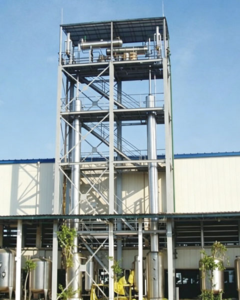 Alkohol-Recycling - Turm