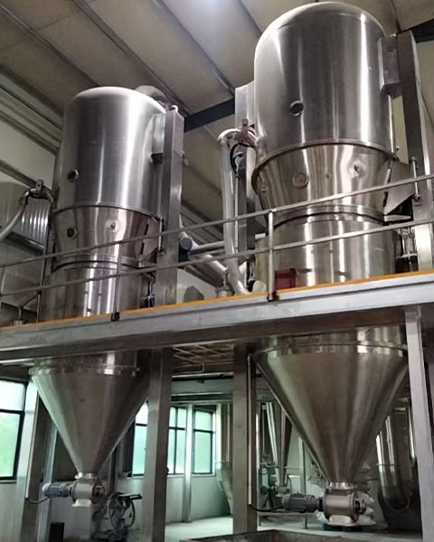 GMP chemical/pharmaceutical fluidized bed dryer