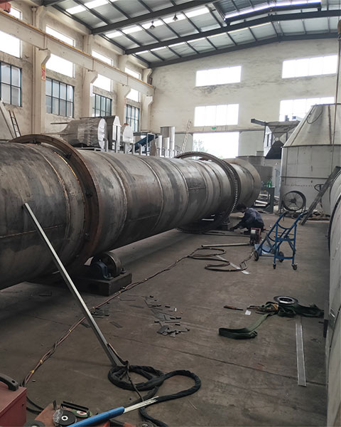 Rotary Barrel Hot Air Dryer Machine